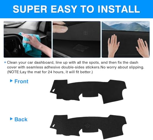 Autorder Dashboard Cover Mat for Toyota RAV4 2006-2012 Accessories Dash Cover - Image 5