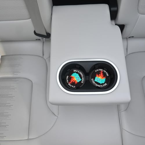 2 Pack Car Coasters for Drinks Absorbent, 2 Pack Cup Holders, 2.75" Car - Image 4