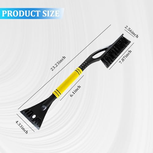 Car Snow Brush and Ice Scraper, Vehicle Windshield Scraper Deicer - Image 2