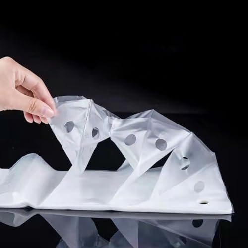100 Pcs Short Handle Umbrella Bags Clear Waterproof Umbrella Bags Folding - Image 3