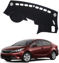 Dashboard Mat Cover for Kia Forte 2014 2015 2016 2017 2018 Nonslip Center by BOLTRY