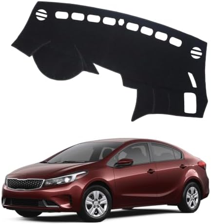 Dashboard Mat Cover for Kia Forte 2014 2015 2016 2017 2018 Nonslip Center by BOLTRY