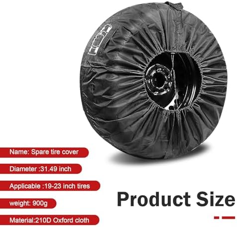 Car Spare Tire Cover, Anti-scratch Waterproof Wheel Protector - Image 2