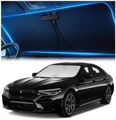 Magnelex Windshield Sun Shade for BMW 5 Series G30 G31 2017-2023, Foldable Car by Magnelex