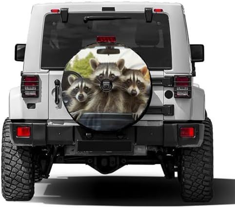 KiuLoam Three Funny Raccoon Spare Tire Cover - Image 2