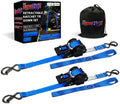 Retractable Ratchet Straps 1" x 13 Ft, 800 Lbs, 2 Pack by LYNXHOLD