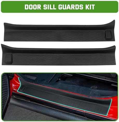 Door Sill Guards Kit Rubber Door Entry Guards Protector - Image 6