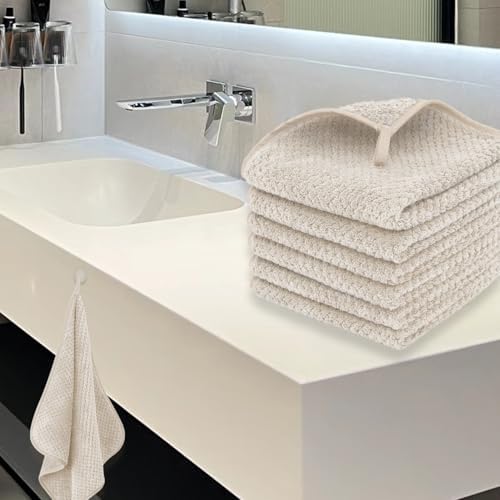 MaopaoBeauty 6 Piece Washcloth Set Set, 100% Microfiber - Image 7