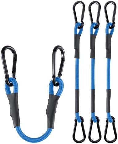 8 Pack 72" Heavy Duty Bungee Cords by LuckyStraps