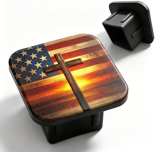 Trailer Hitch Cover American Flag by Unknown