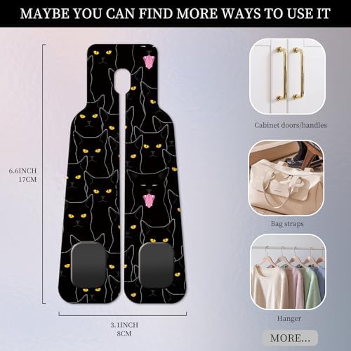 PU Leather Car Seat Hook, Storage Headrest Hanger, Cute Car Backseat Organizer - Image 4