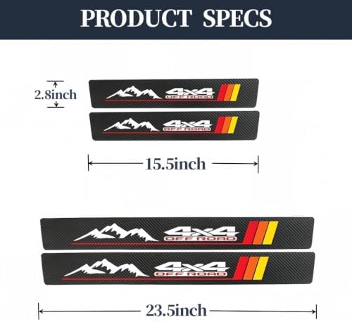 4PCS Car Door Edge Guards, Scratch Protector - Image 2