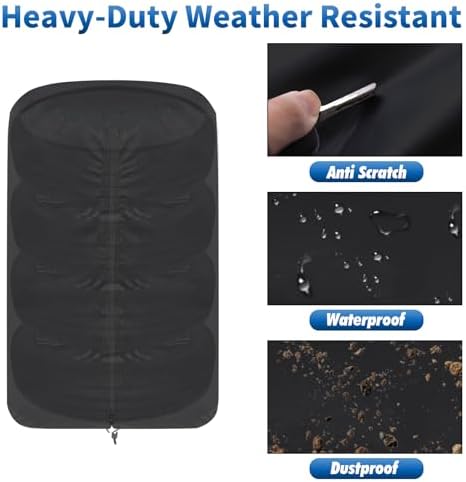KALINCO Large Tire Cover, Waterproof Tire Storage Bag, Dust-Proof Seasonal Tire - Image 5