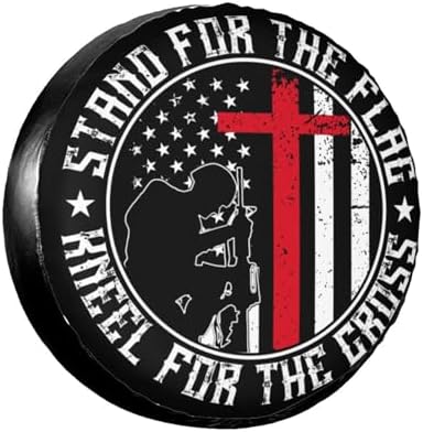 American Flag Spare Tire Cover Wheel Protectors Waterproof Wheel Covers by Unknown