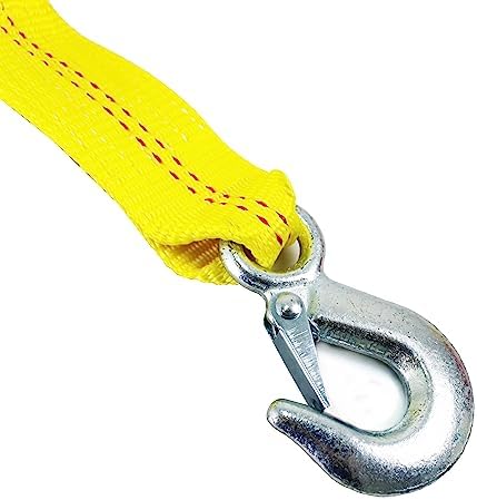 HFS 2" X 30', 4.5 Ton 2 Inch X 30 Ft. Polyester Tow Strap Rope 2 Hooks 10 - Image 6
