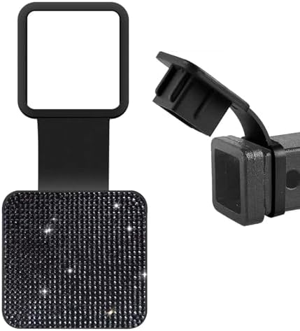 Bling Trailer Hitch Cover with Black by OUCPC