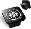 Compass Hitch Receiver Cover 2" Wind Rose Navigation Trailer Hitch Cover Tube by Unknown
