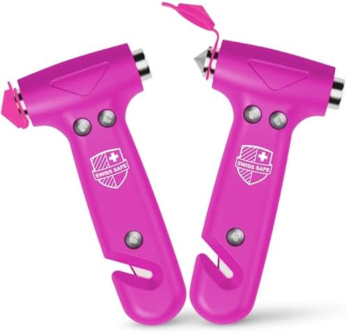 Swiss Safe Car Safety Hammer Window Breaker Tool by SwissSafe
