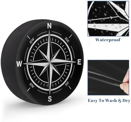 Compass Spare Tire Cover Wheel Covers Protectors Waterproof Dust-Proof - Image 4