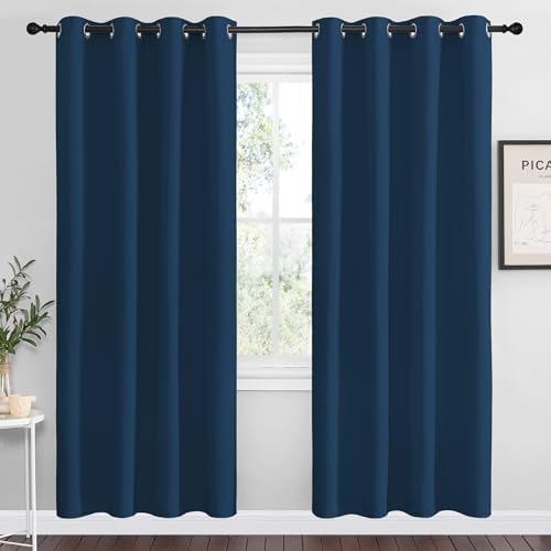 NICETOWN Moroccan Blue Blackout Curtains by NICETOWN