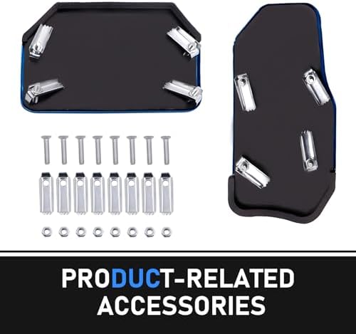 2 PCS Car Non-slip Pedal Pads Set, Alloy Brake Pedal Protectors, Accelerator - Image 5