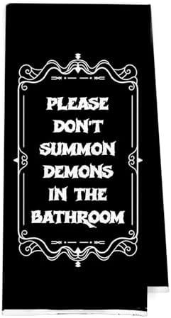 Witchy Gothic Bathroom Decor by Unknown