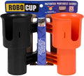 ROBOCUP, Patented Clamp On Boat Cup Holder |Multifunction Dual Drink Caddy by RoboCup