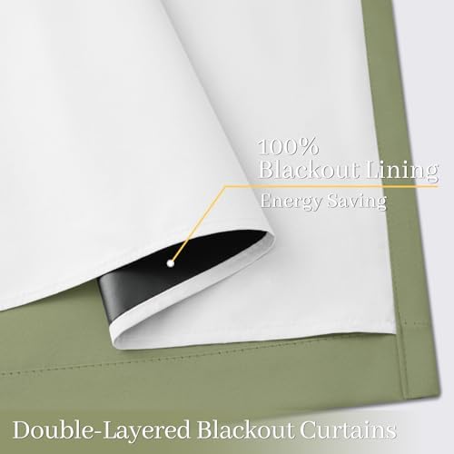 Yakamok Sage Blackout Curtains 96 Inches Long - Image 4