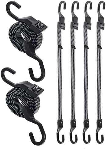 48" Flat Adjustable Bungee Cords by LuckyStraps