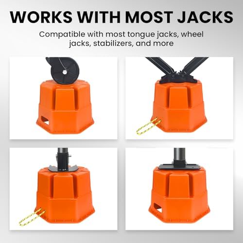 HOXWELL 4PCS 8''H RV Trailer Jack Block - Image 4