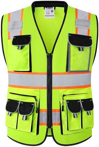 JKSafety Reflective Safety Vest by JKSafety