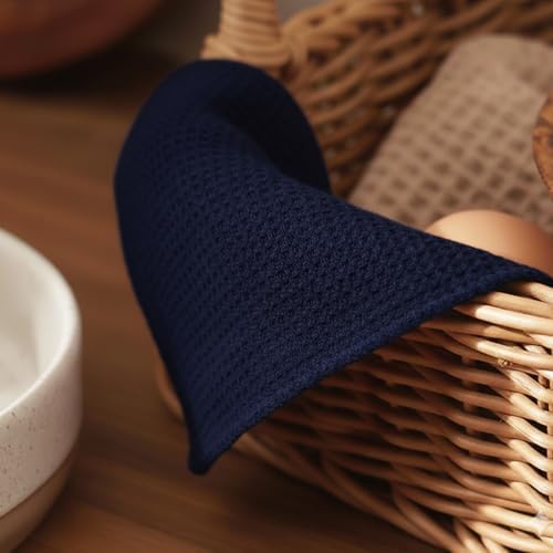 PurpleEssences Solid Kitchen Cloths, Dish Cloth 12x12 Set of 8 - Image 5