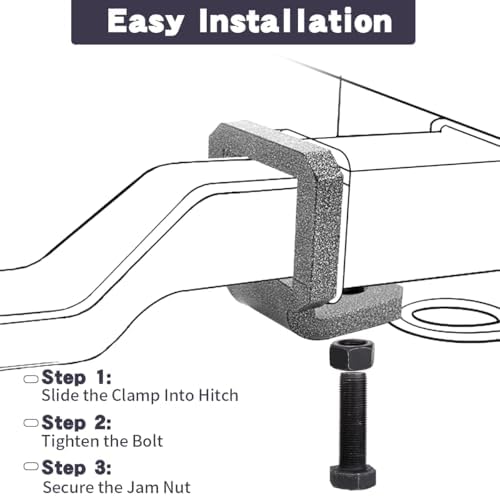 2" Anti Rattle Hitch Clamp - Image 5