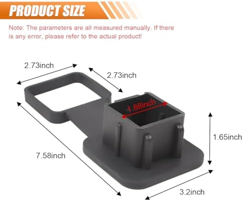 BDZMC American Flag Trailer Hitch Cover, Dust Proof Rubber Plug Cap, Car - Image 2