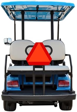 IGNIXIA Slow Moving Vehicle Sign, PVC Vinyl Decal Slow Moving Vehicle Triangle - Image 4