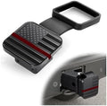 2" Trailer Hitch Cover, USA Flag Tow Receiver Tube Plug Cap by Guilcam