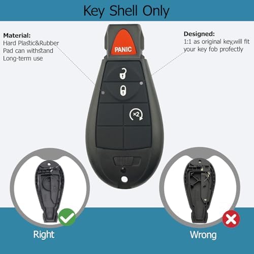 Horande Replacement Key Fob Cover Case fit - Image 2