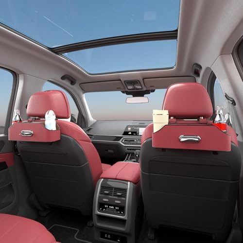 Car Seat Back Cup Holder, 4-in-1 Multifunctional Backseat Organizer - Image 6