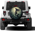 Beautiful Mermaid Silhouette 01 Spare Tire Cover by Foruidea