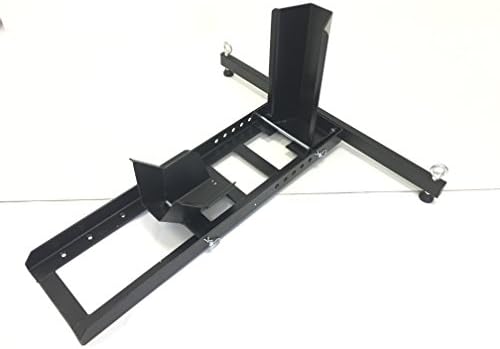 MaxxHaul Motorcycle Wheel Chock Heavy‑Duty Steel Front Tire Stand Fits 15" to - Image 3