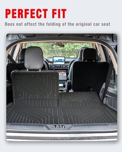 Cargo Liners Backrest Mat for Lincoln Aviator Accessories 2020-2025 2026 - Image 3