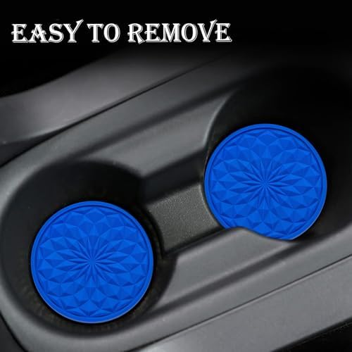 2 Pack Silicone Car Cup Holder Coaster – 2.75 Inch Non-Slip Drink Mat, - Image 6