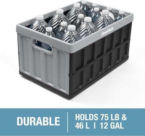 CleverMade Collapsible Storage Bin - 46L - Ocean - Image 6