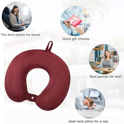 Travel Neck Pillow Memory Foam Neck Pillows - Image 6