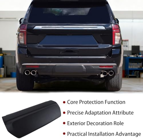 Rear Bumper Trailer Hitch Cover Fits 21-24 Suburban Tahoe Yukon - Image 3