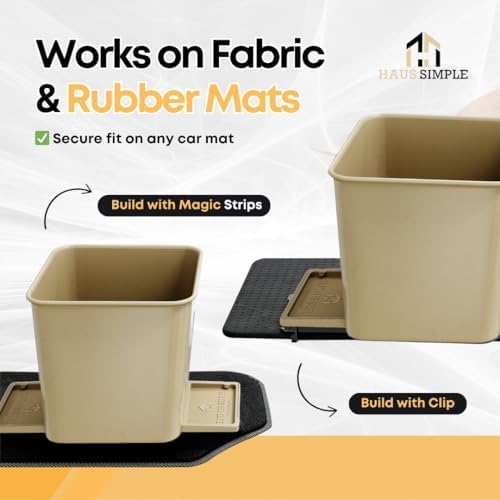 Car Trash Can with Stability Wings – Leakproof Portable Garbage Bin - Image 5
