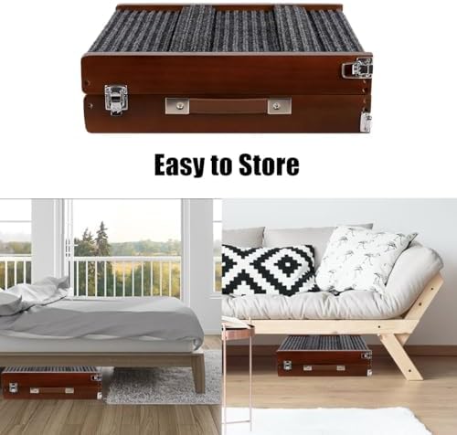 Okydoky Small Dog Ramp, Adjustable 4-Level Height, Foldable - Image 5