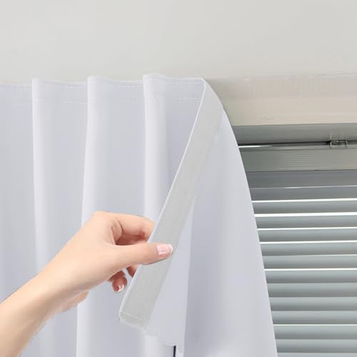 self Adhesive Curtains Portable Blackout Curtain Simple and Easy to Install by Sovtfides