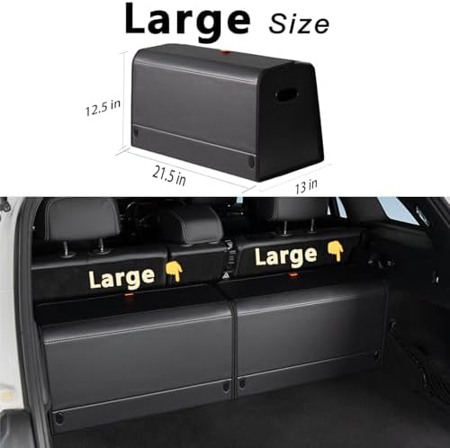 GMQ Trunk Organizers for Car, Car Organizers and Storage for SUV, Magnetic Lid - Image 2