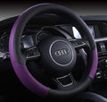 Automotive Steering Wheel Cover Leather Anti Slip Wrap 15" by Follicomfy